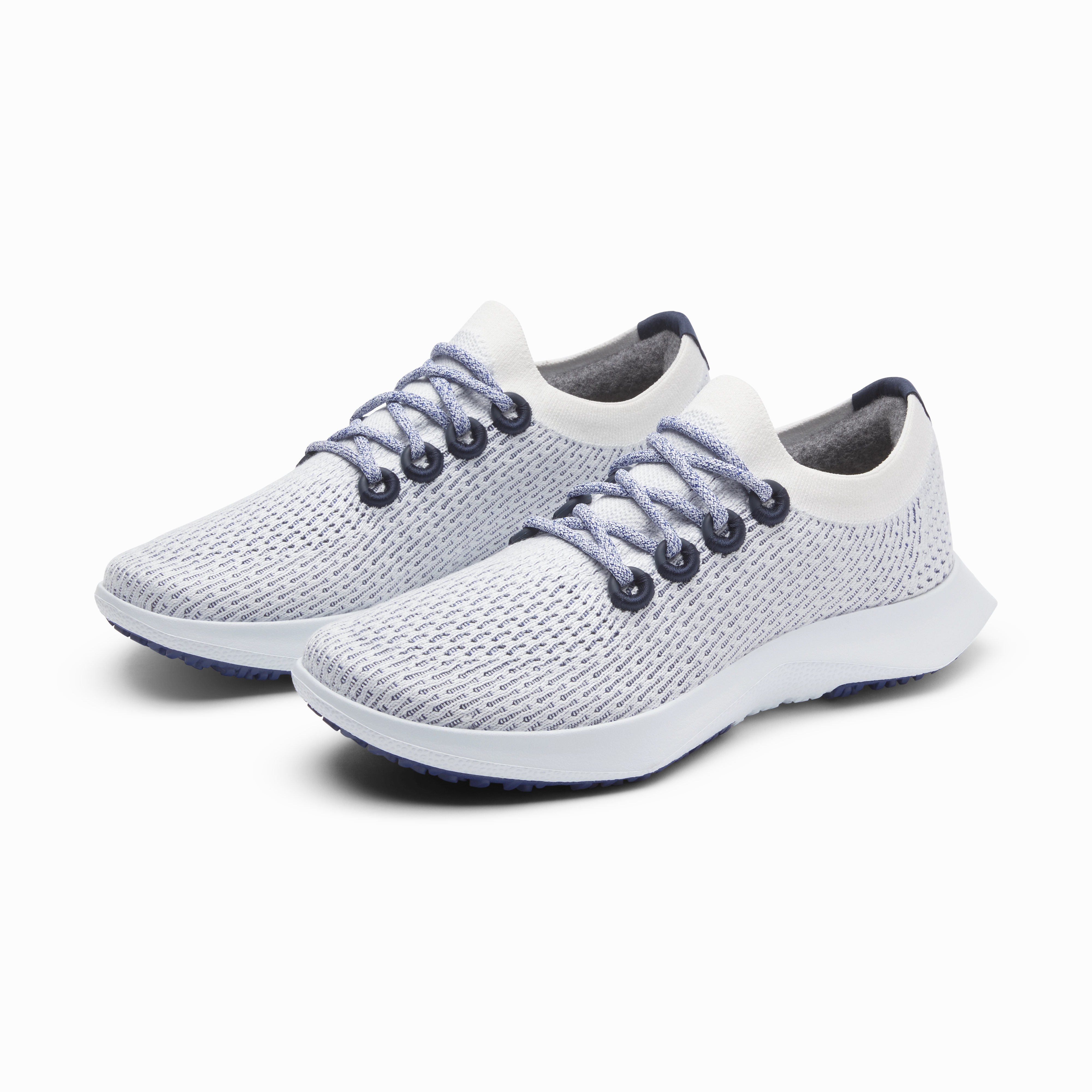 Breathable Knit Fabric Ergonomic Toe Box Men's Tree Dasher 2 - Blizzard/Hazy Cobalt (Clarity Blue Sole)