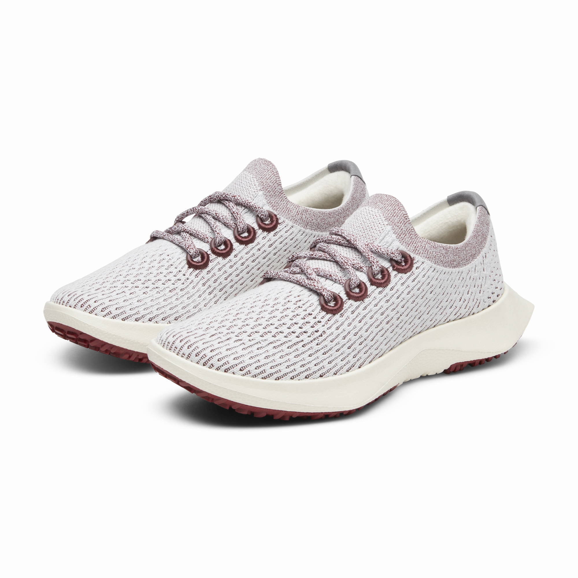Men's Tree Dasher 2 - Blizzard/Thunder Red (Natural White Sole) 3D printed midsole