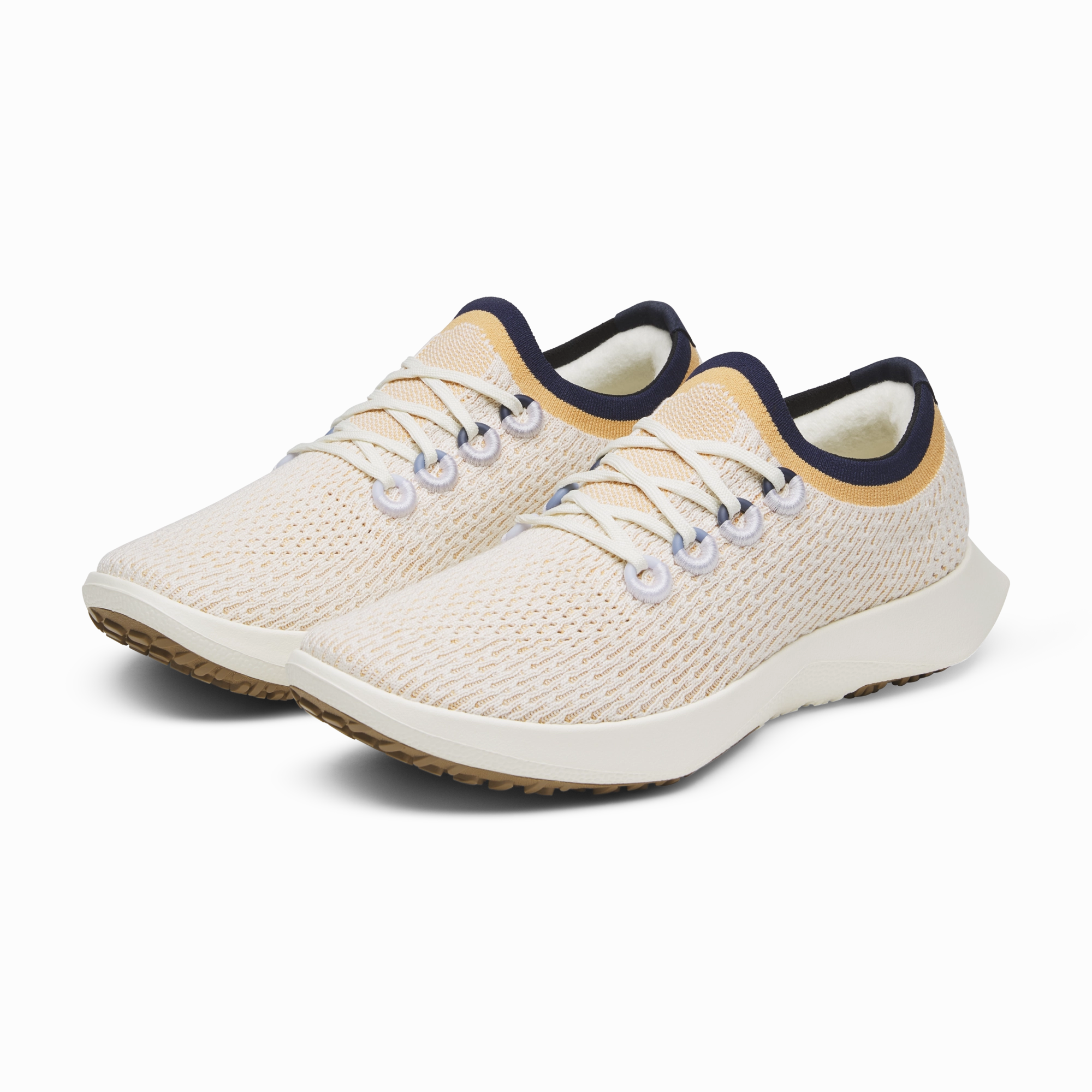 Laser Cut Ventilation Traction pattern Men's Tree Dasher 2 - Twilight White/Hanami Orange (Twilight White Sole)