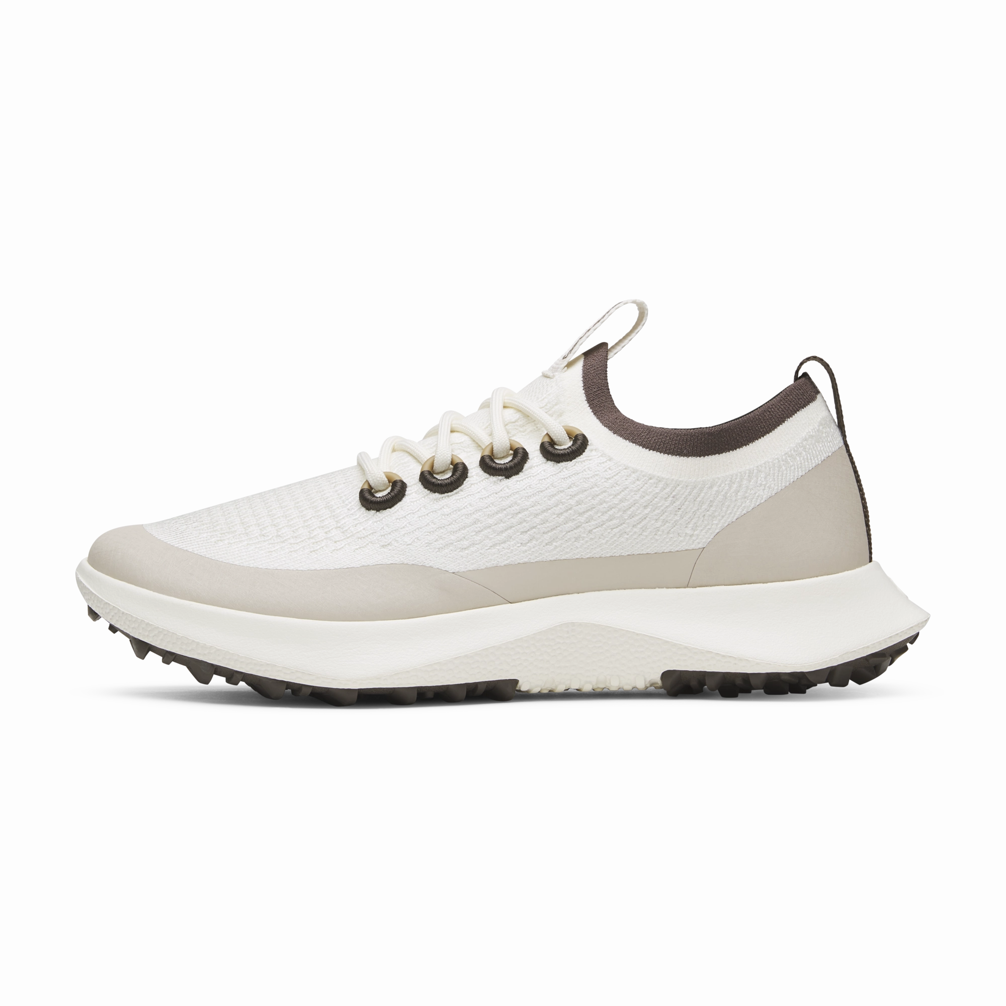 Men's Tree Dasher 2 - Utility - Natural White/Rustic Brown (Natural White Sole) Curved Heel Counter