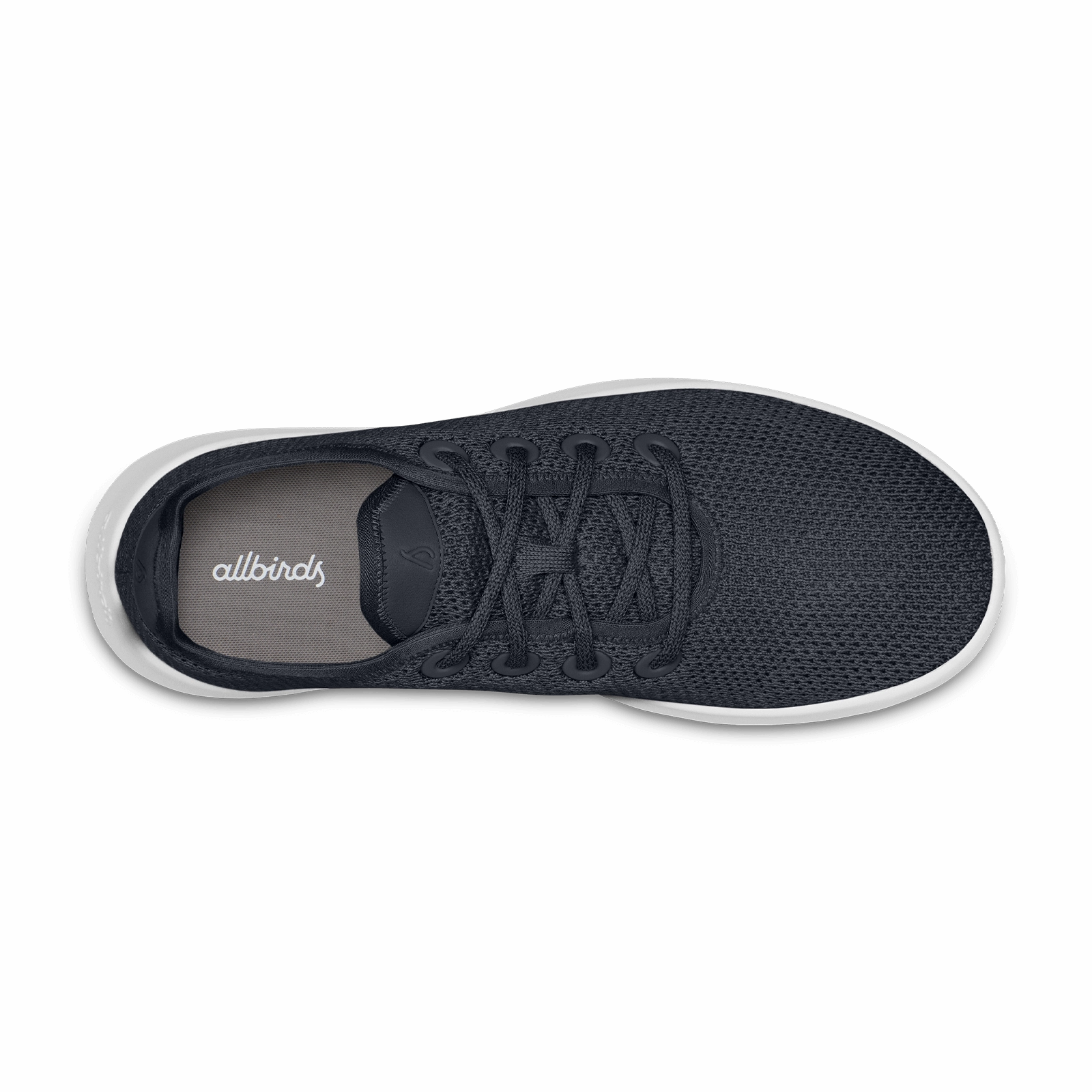 Supportive Heel Counter Men's Tree Runner - Navy Night (White Sole)