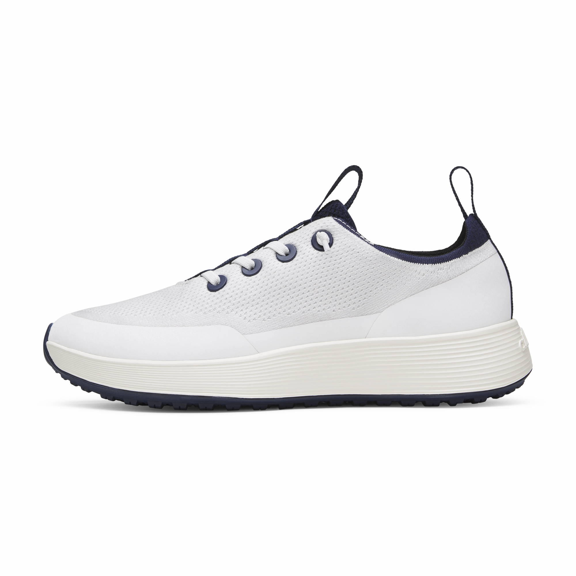 Men's Tree Runner Go - Utility - Blizzard/Deep Navy (Natural White Sole) Vibrant lining Modern Silhouette