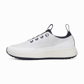 Men's Tree Runner Go - Utility - Blizzard/Deep Navy (Natural White Sole) Vibrant lining Modern Silhouette