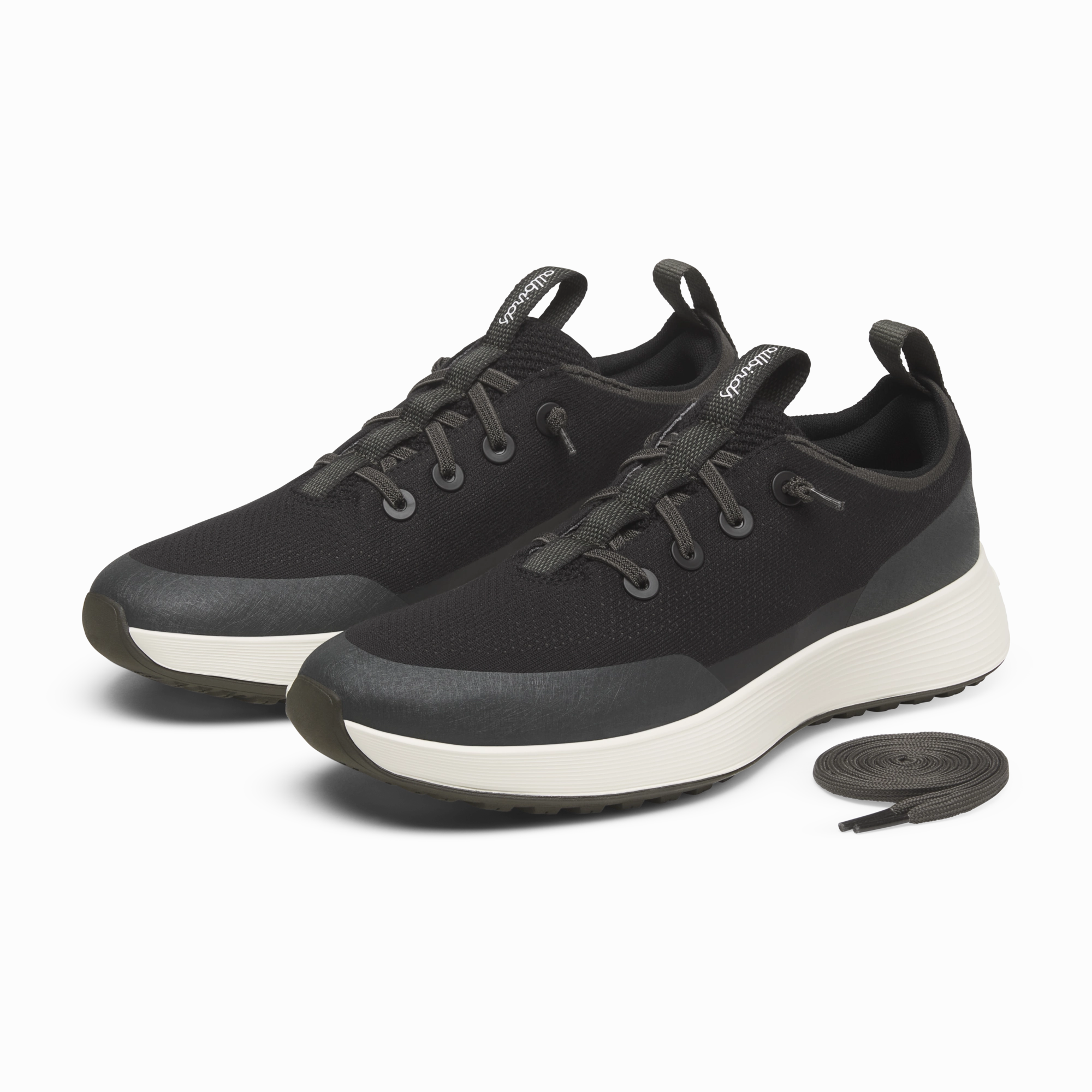 Ventilated Perforations Men's Tree Runner Go - Utility - Natural Black/Dark Jungle (Natural White Sole)
