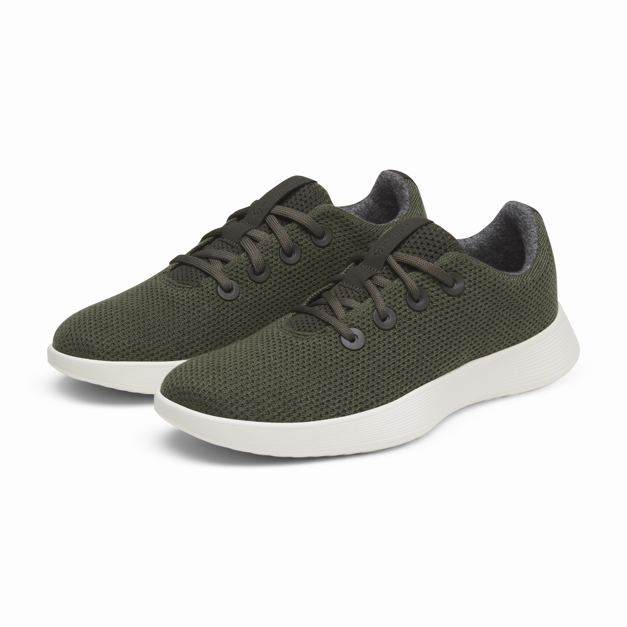 Men's Tree Runner NZ - Thunder Green (Natural White Sole) Anatomical Contour Footbed Energy Return EVA Foam