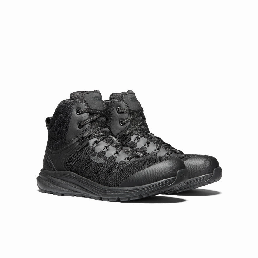 Art Gallery hypoallergenic Men's Vista Energy Mid (Carbon Toe)  |  Black/Raven
