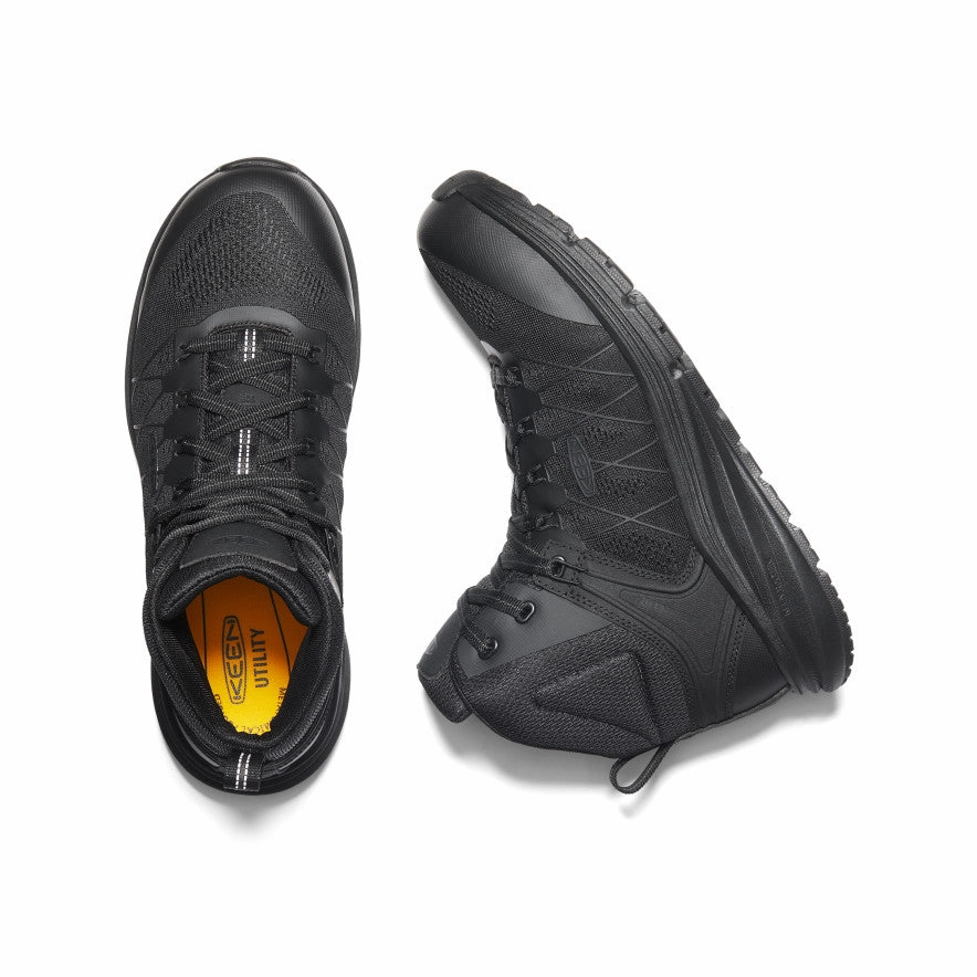 Men's Vista Energy Mid (Carbon Toe)  |  Black/Raven Ankle Coverage