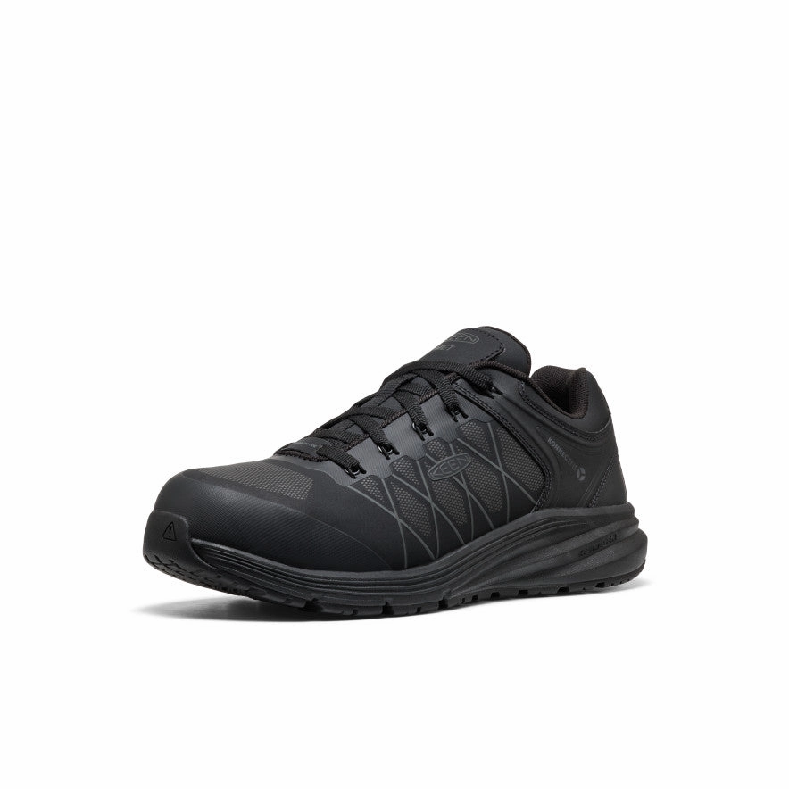 City Edge Natural Support Men's Vista Energy XT Work Sneaker INT MET (Carbon Toe)  |  Black/Magnet