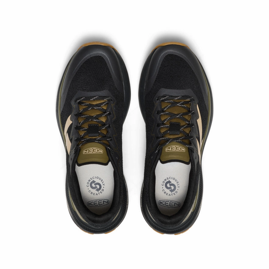Men's WK500 Walking Shoe  |  Black/Dark Olive Breathable mesh All Gender Fit