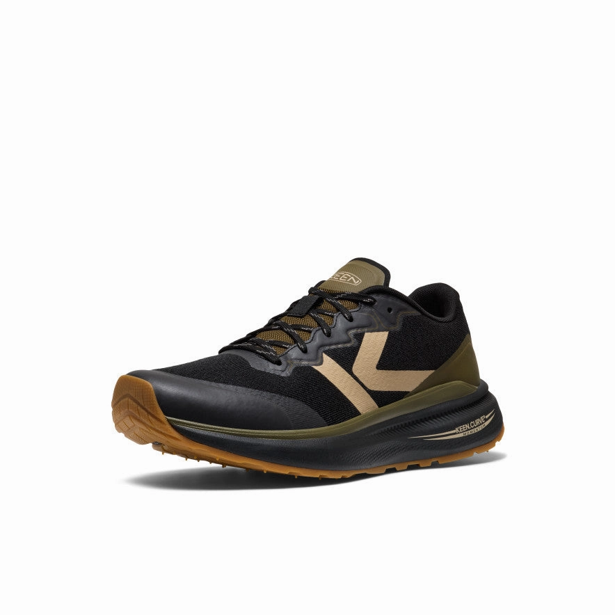 Men's WK500 Walking Shoe  |  Black/Dark Olive Test Hike Easy To Slip On