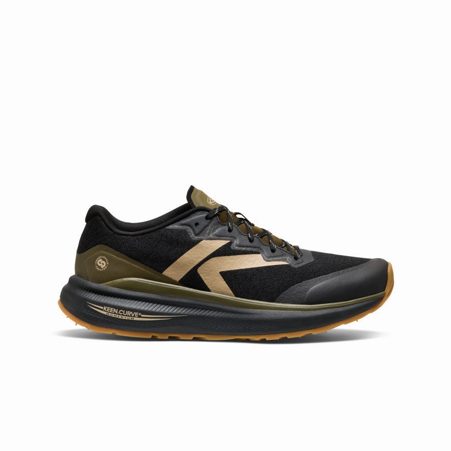 Men's WK500 Walking Shoe  |  Black/Dark Olive Effortless Style Durable Material