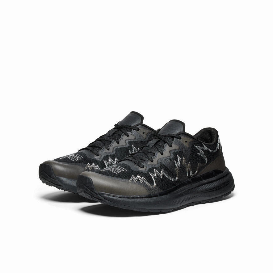 Calm Walk Men's WK500 Walking Shoe x Engineered Garments  |  Black/Black