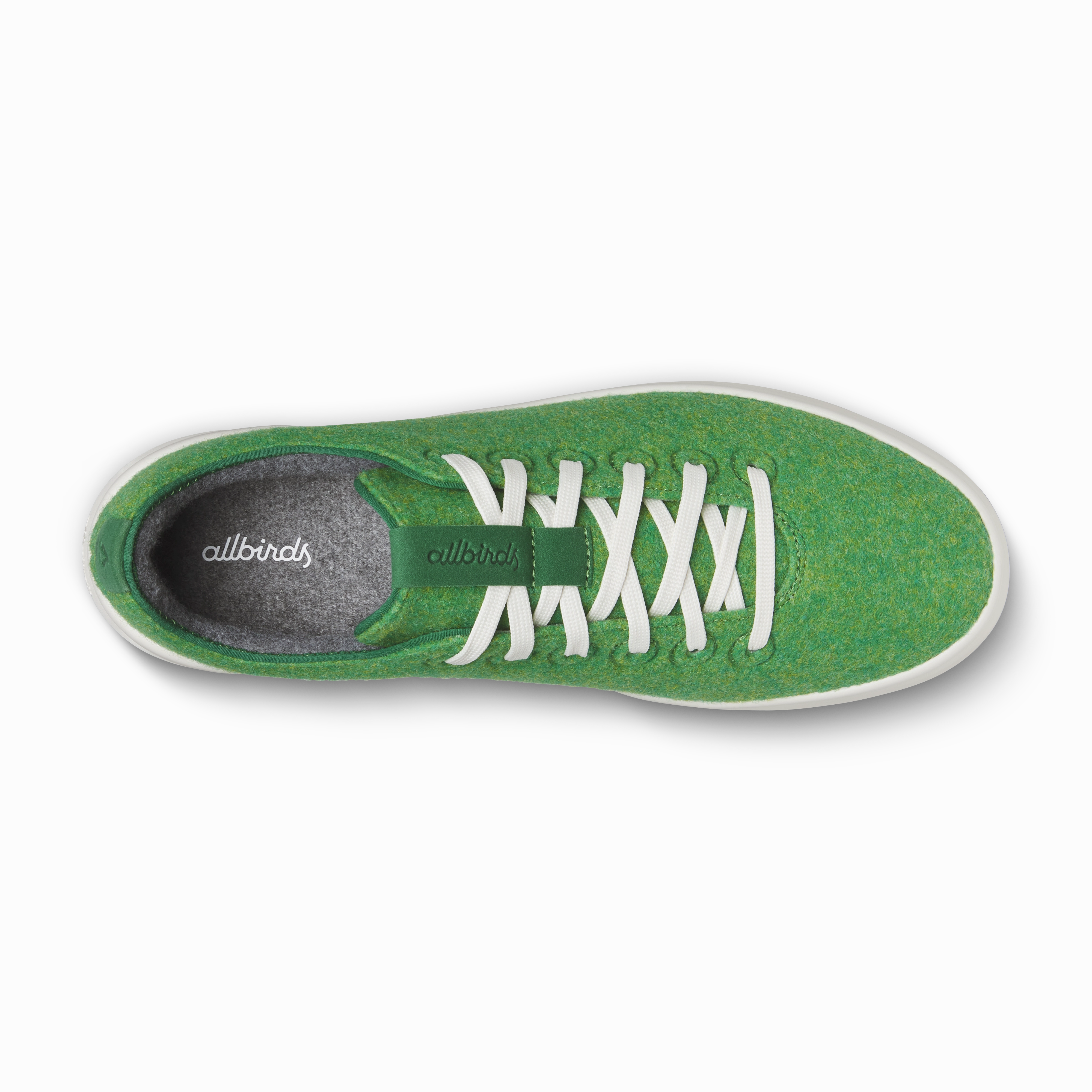 Men's Wool Cruiser - Kelly Green (Natural White Sole) All Day Pace