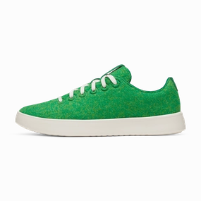 Well   Made Men's Wool Cruiser - Kelly Green (Natural White Sole)