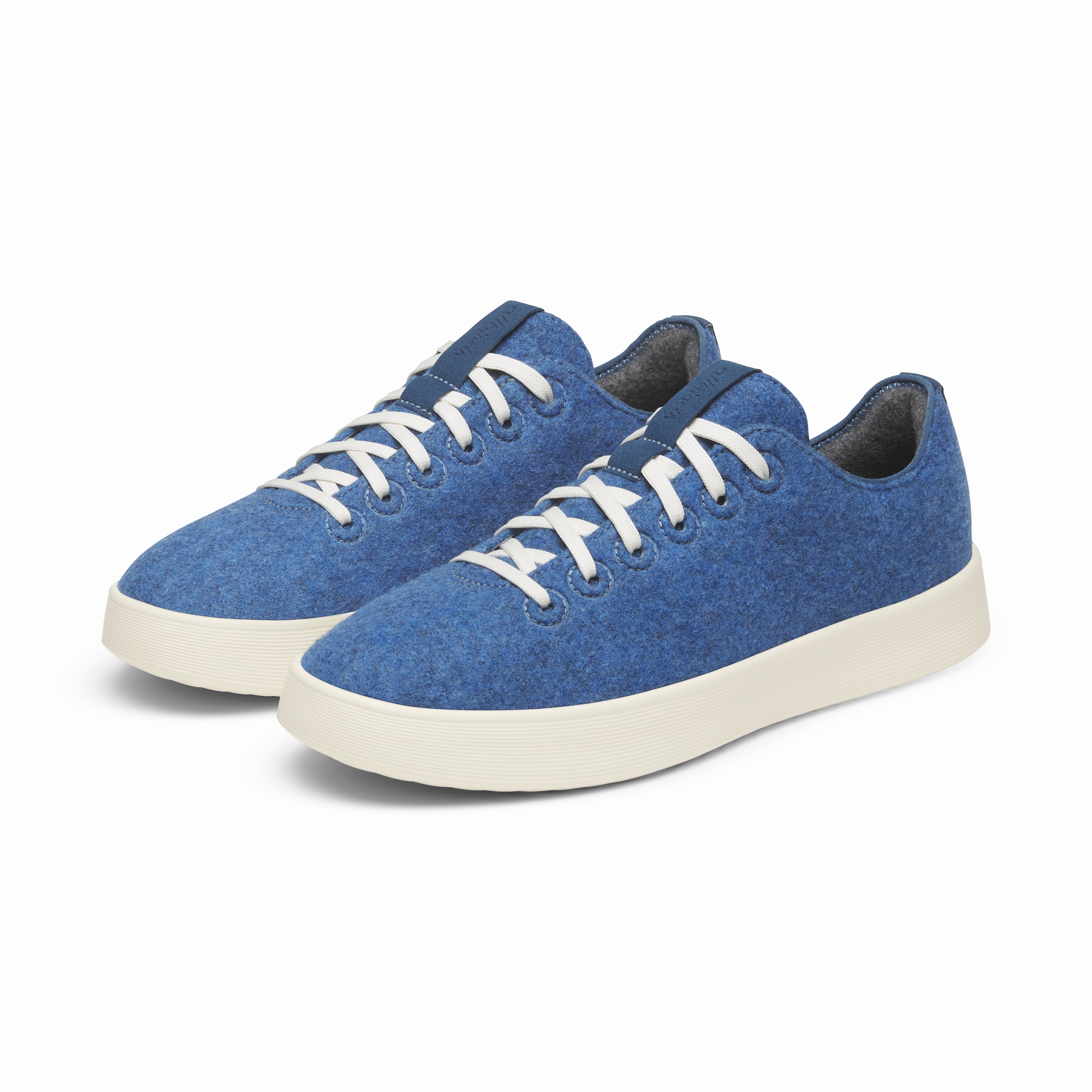 Flexible Lining Men's Wool Cruiser - Sapphire Blue (Natural White Sole)