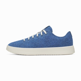 Men's Wool Cruiser - Sapphire Blue (Natural White Sole) Comfortable Fitment