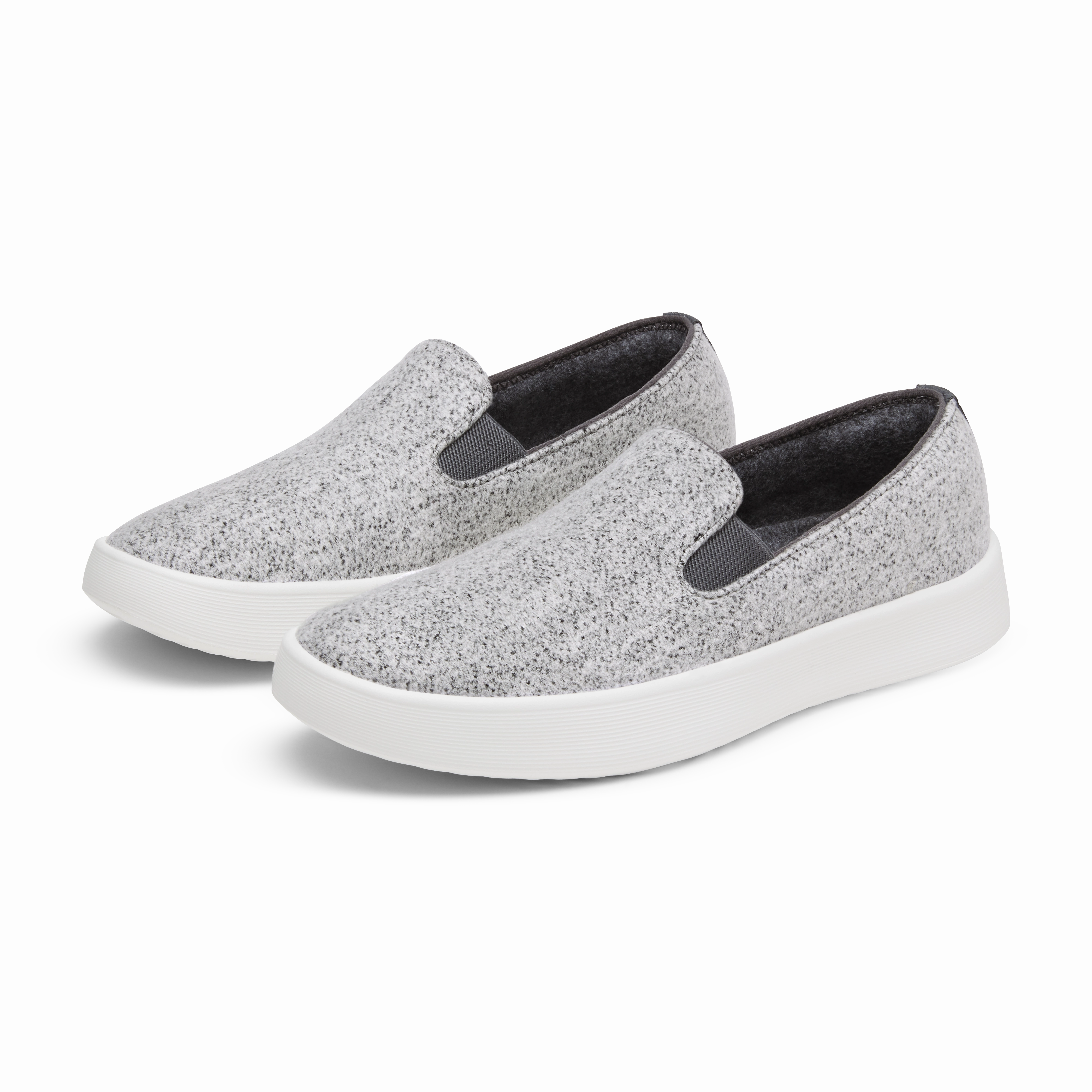 Men's Wool Cruiser Slip On - Medium Grey (Blizzard Sole) Adaptive Harness System
