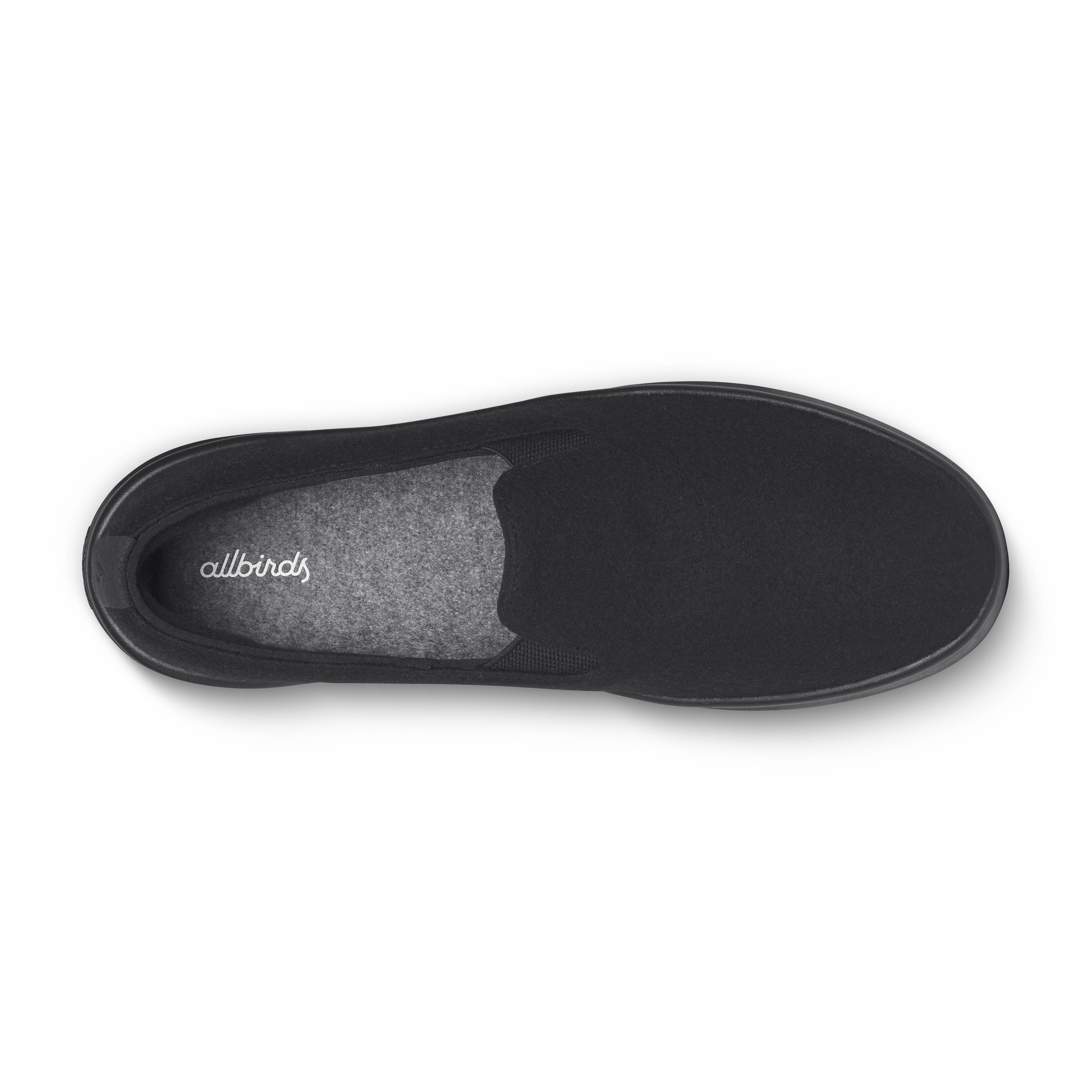 Padded cushioning Men's Wool Cruiser Slip On - Natural Black (Natural Black Sole)