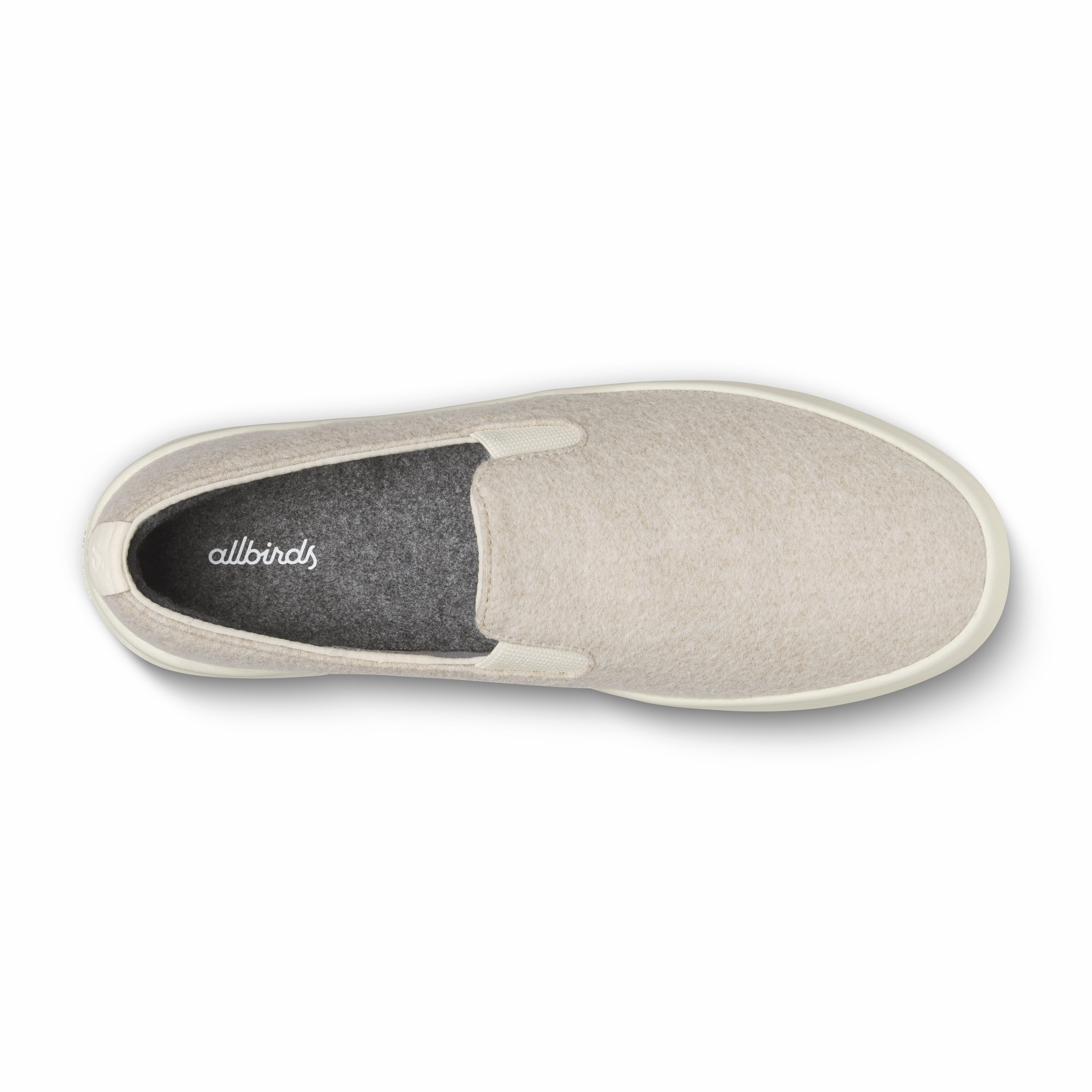 Twist Free Motion Thermoplastic Reinforcement Men's Wool Cruiser Slip On - Rugged Beige (Stony Cream Sole)