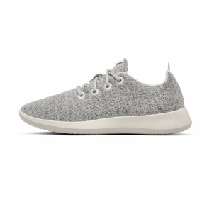 Men's Wool Runner - Dapple Grey (Cream Sole) Heel Crash Pads