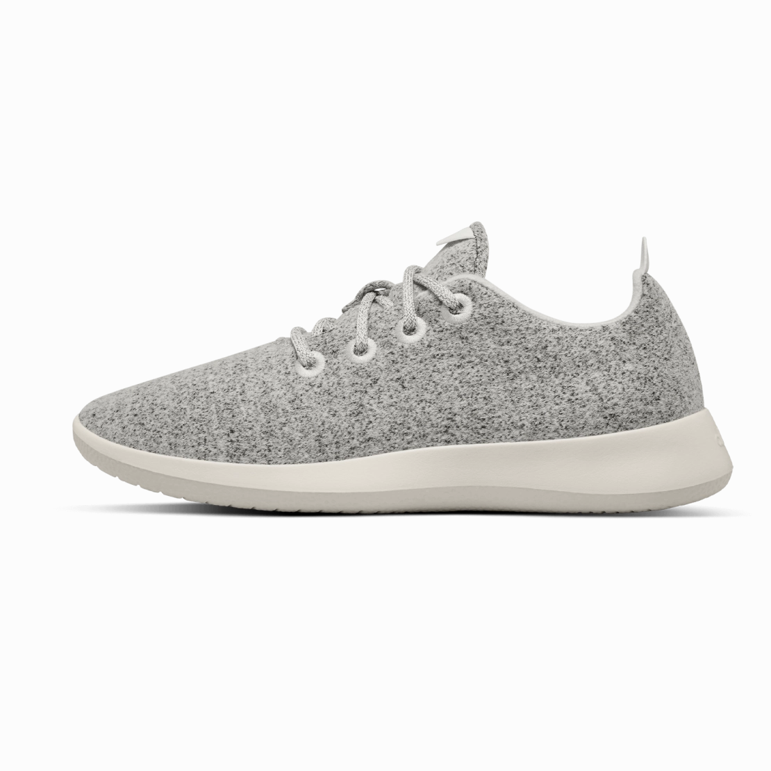 Men's Wool Runner - Dapple Grey (Cream Sole) Heel Crash Pads