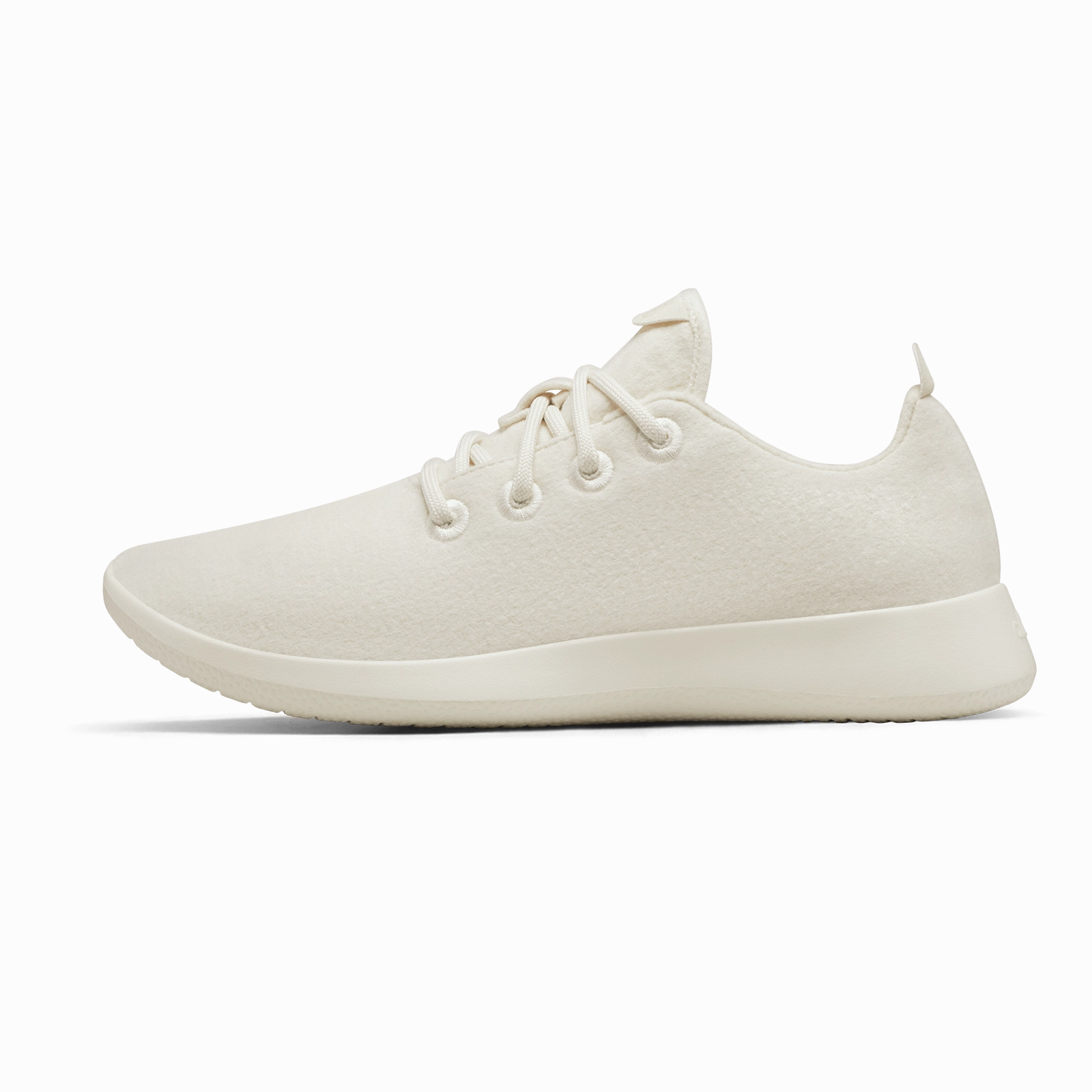 Step Precision Fashion Movement Men's Wool Runner - Natural White (Cream Sole)