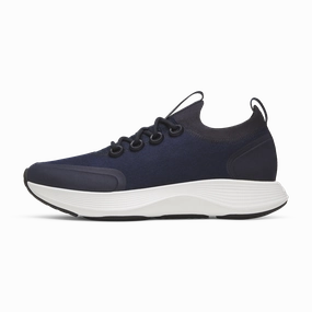 Men's Wool Strider - Dark Navy (Blizzard Sole) Sporty High Traction Outsole