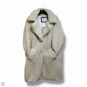 Snow Block MultiLayerSystem Coat Faux Fur & Sherpa By Bcbgeneration In Beige, Size: L