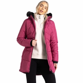 Abrasion Resistant Edges Dare 2b Womens Striking III Longline Padded Jacket