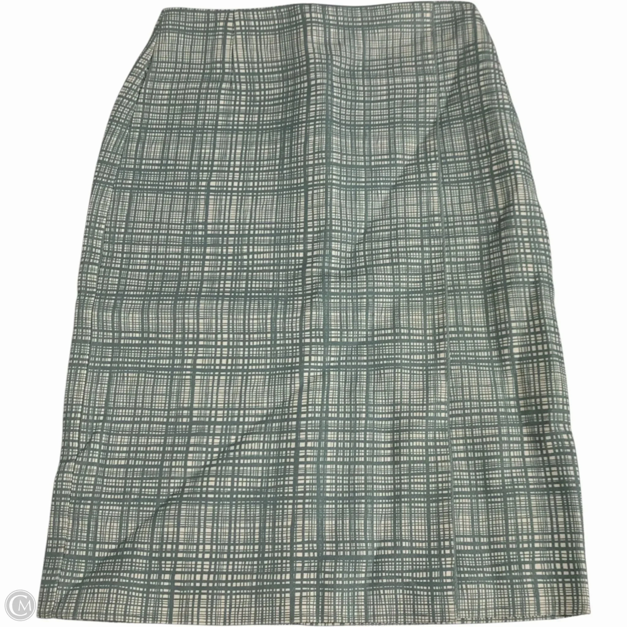 Skirt Designer By Tory Burch In Blue & White, Size: S High low hem