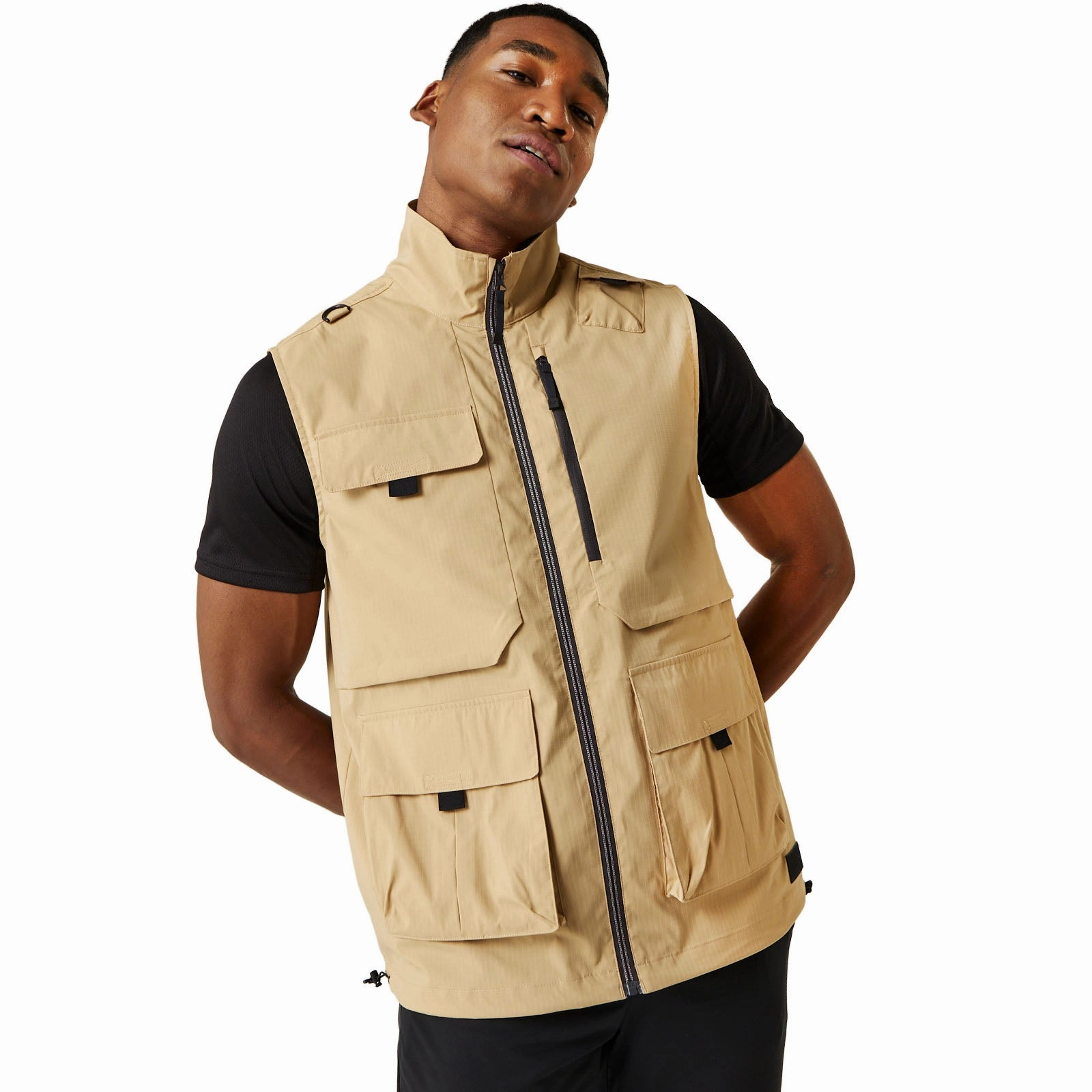 Regatta Mens Travel Light Pack Away Quick-Dry Gilet ZipperClosure