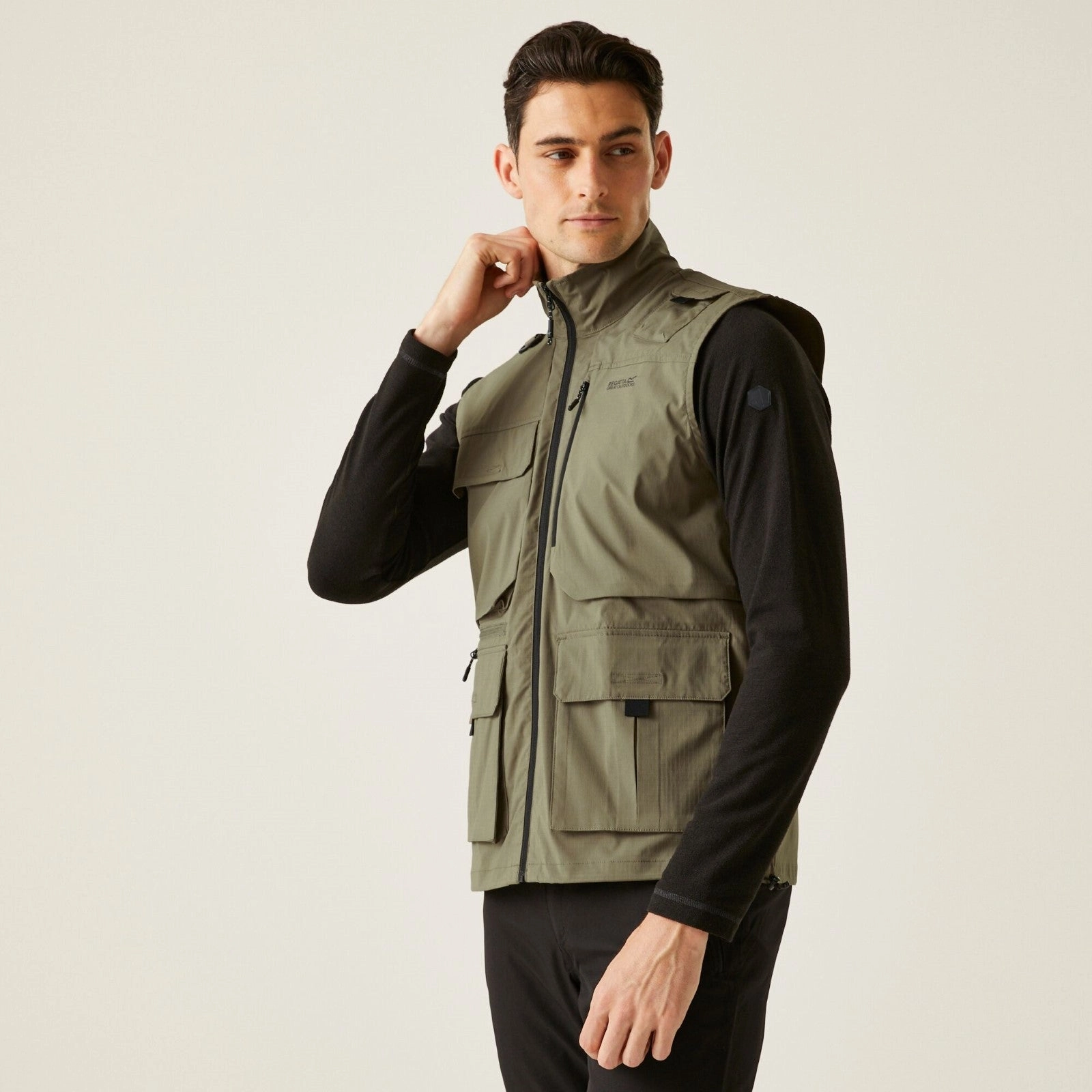 Weatherproof Zipper Timeless Piece Regatta Mens Travel Light Pack Away Quick-Dry Gilet