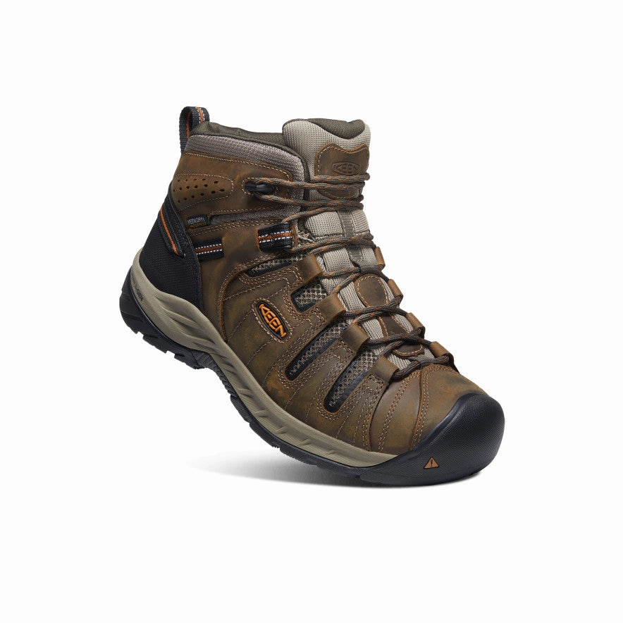 Men's Flint II Waterproof Mid (Soft Toe)  |  Black Olive/Brindle Pull Tab