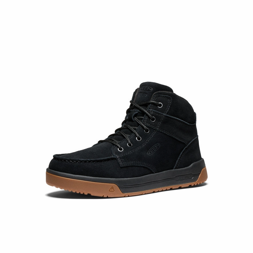 Walk Support Men's Gibson Boot (Soft Toe)  |  Black/Gum