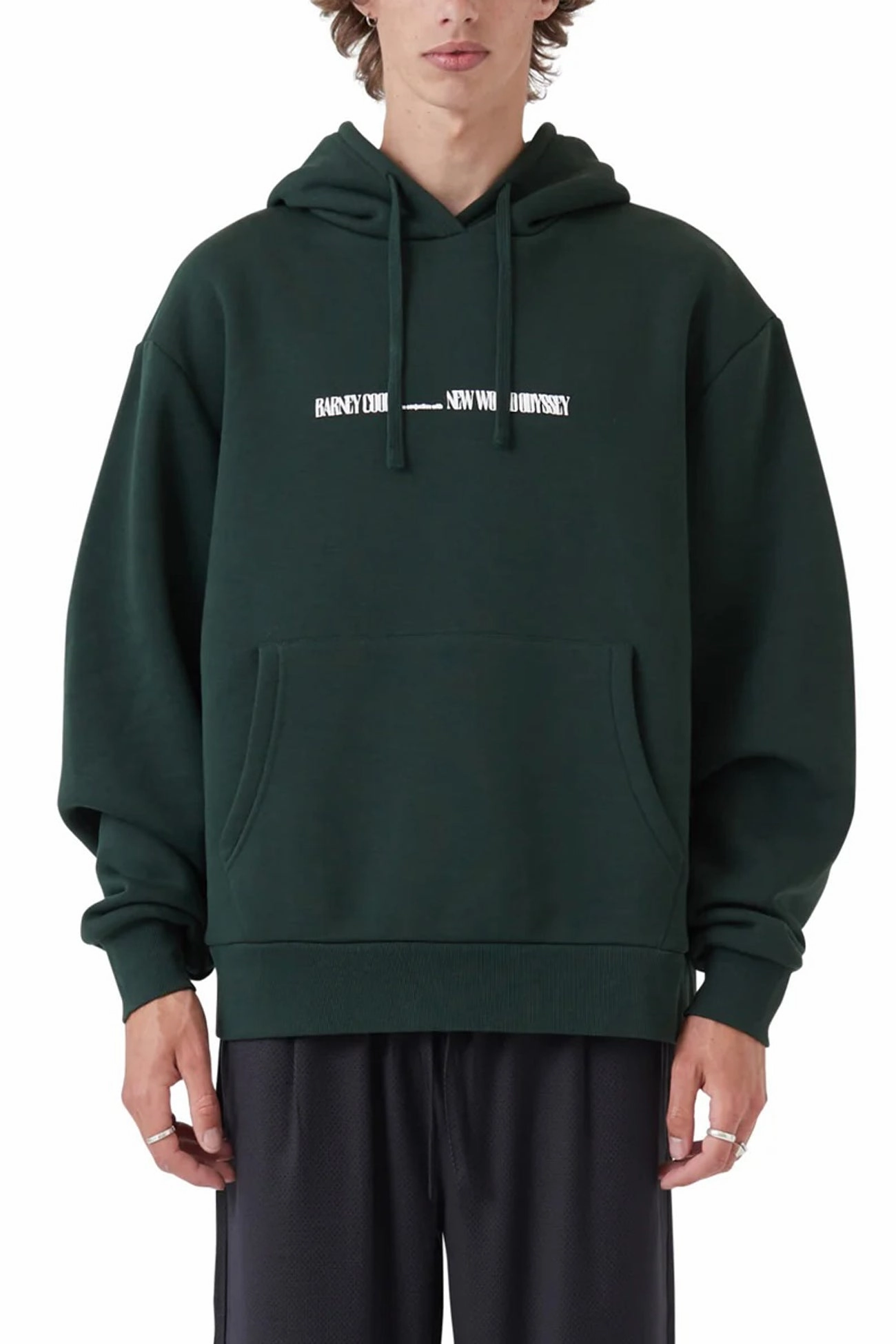 Soft Lined Interior Loop Hood Forest