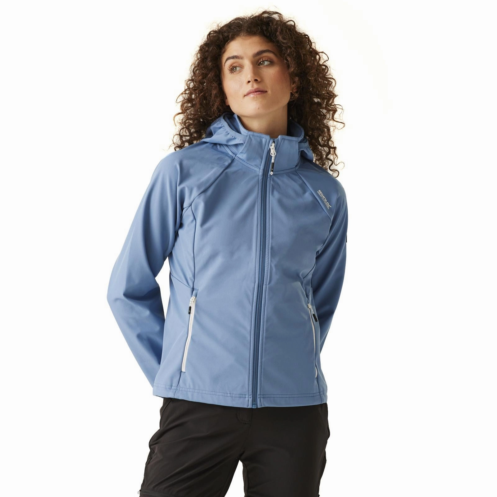 Regatta Womens Bourda Softshell Hooded Jacket Seamless Technology