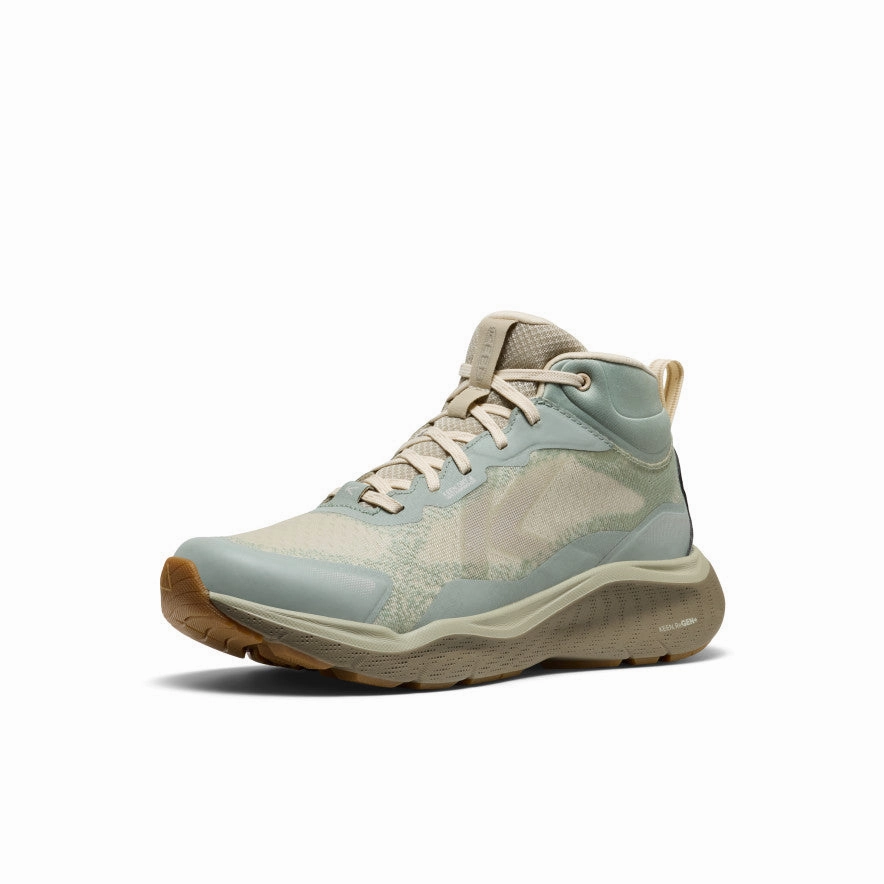 Ankle padding Resistant to wear Women's Leiki Waterproof Hiking Boot  |  Iceberg Green/Birch