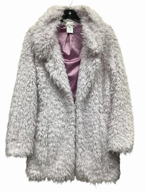 Coat Faux Fur & Sherpa By Willow & Clay In Purple, Size: M SeamSealed Edges Thick Insulation