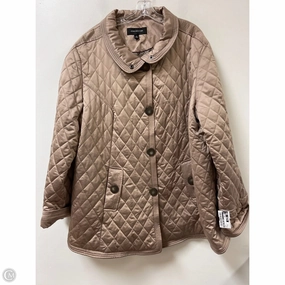 Coat Puffer & Quilted By Jones New York In Brown, Size: 3x Ergonomic Cut