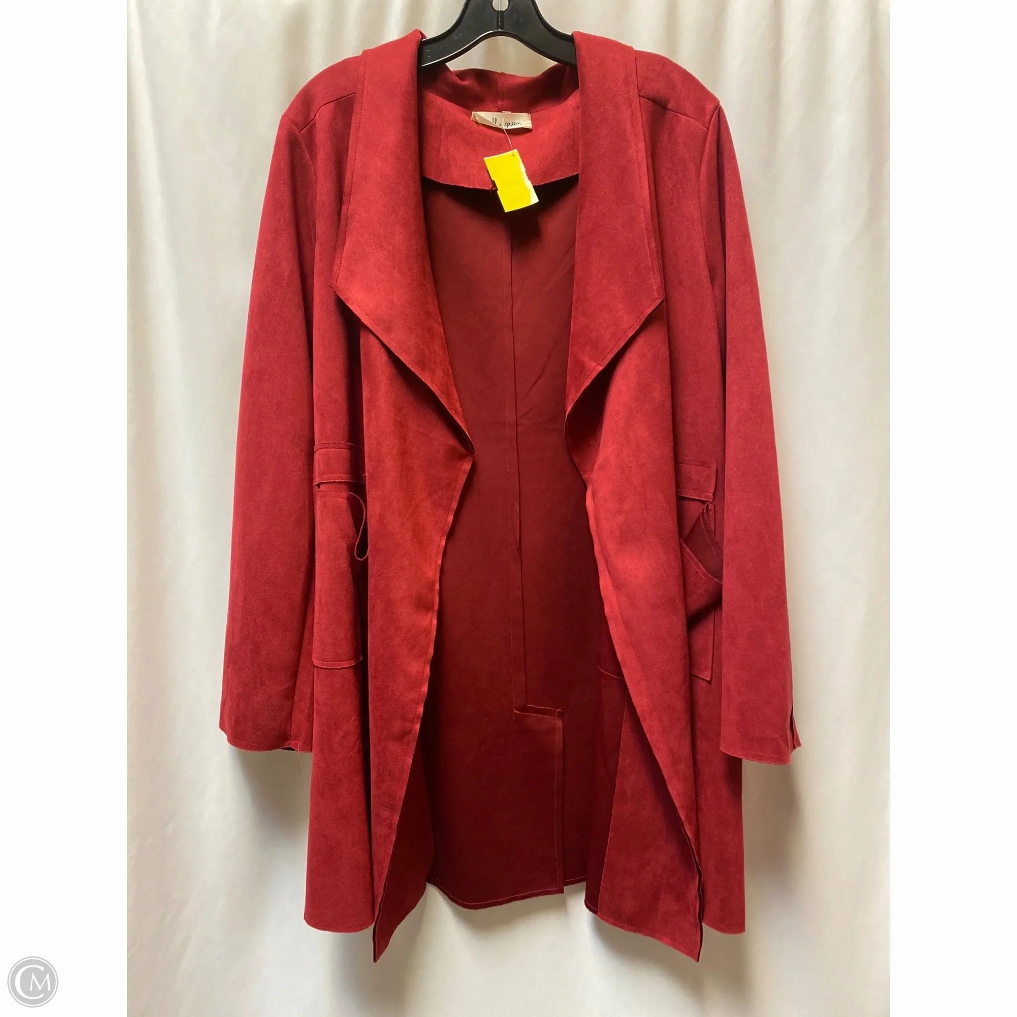 Coat Other By Clothes Mentor In Red, Size: L Anti Pilling Textile