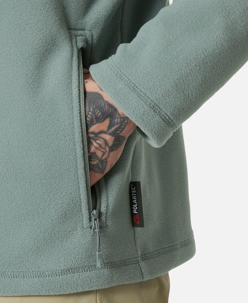 DAYBREAKER FLEECE JACKET, Grey Cactus Notch Lapel