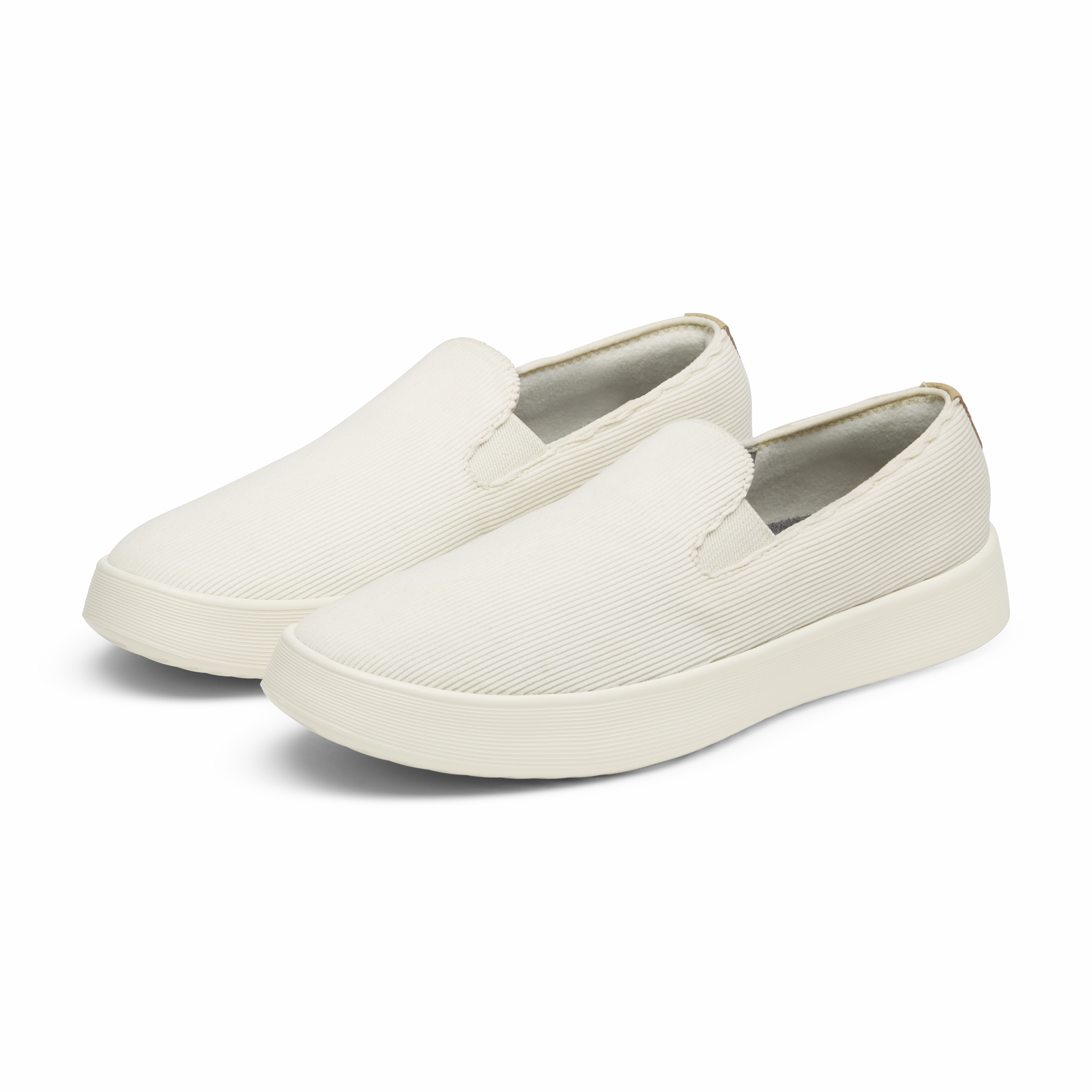 Men's Cruiser Slip On Corduroy - Stony Cream (Stony Cream Sole) Soft Padding Stretchable
