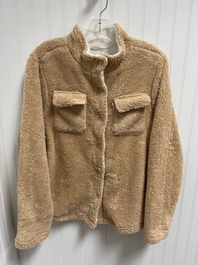 Coat Faux Fur & Sherpa By Olivia Sky In Tan, Size: Xl Odor Resistant