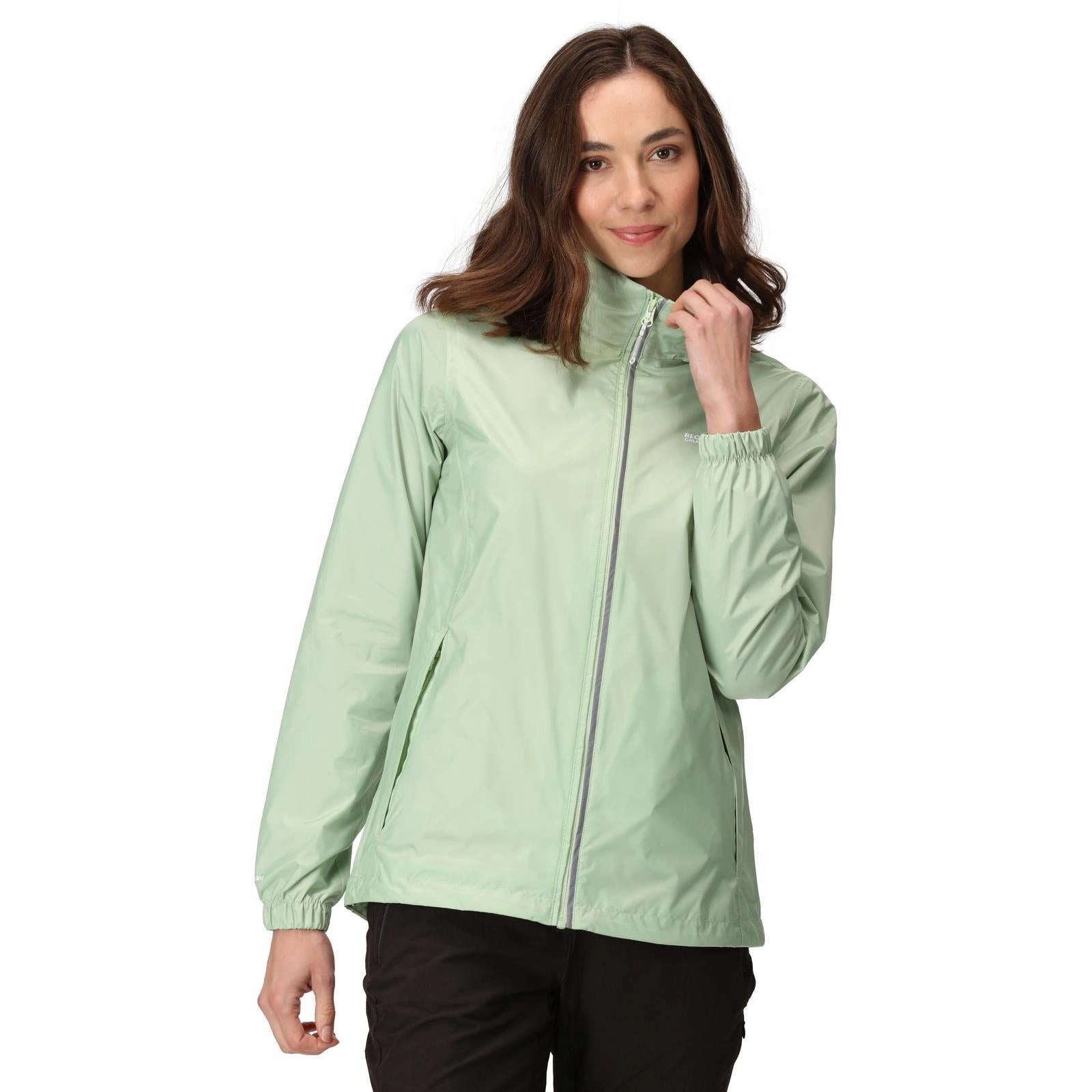 VentilatedBackPanel SiliconeGrip Regatta Womens Corinne IV Waterproof Packaway Jacket