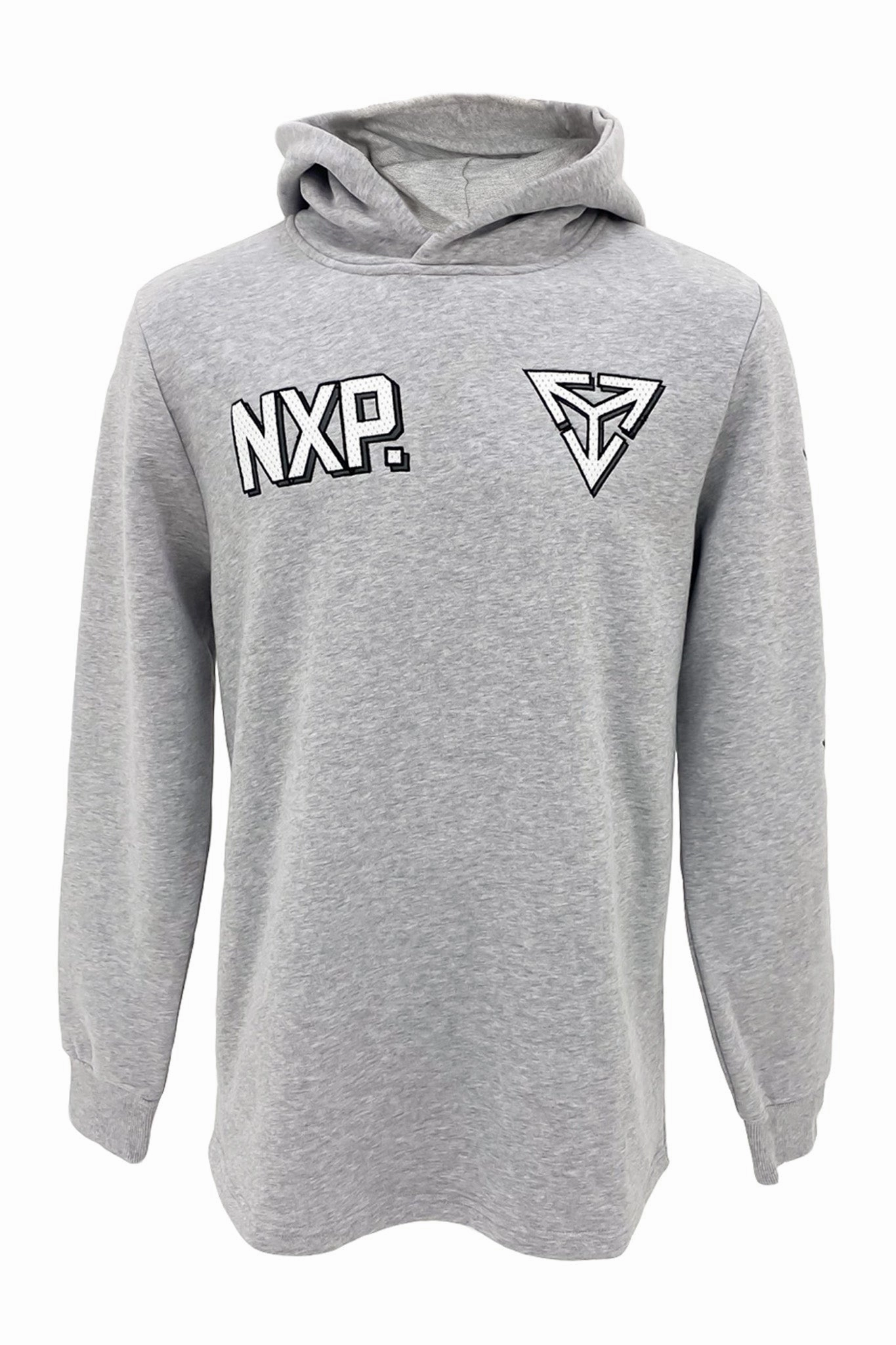 Fury Dual Curved Hoodie Grey Marle Compression Layer