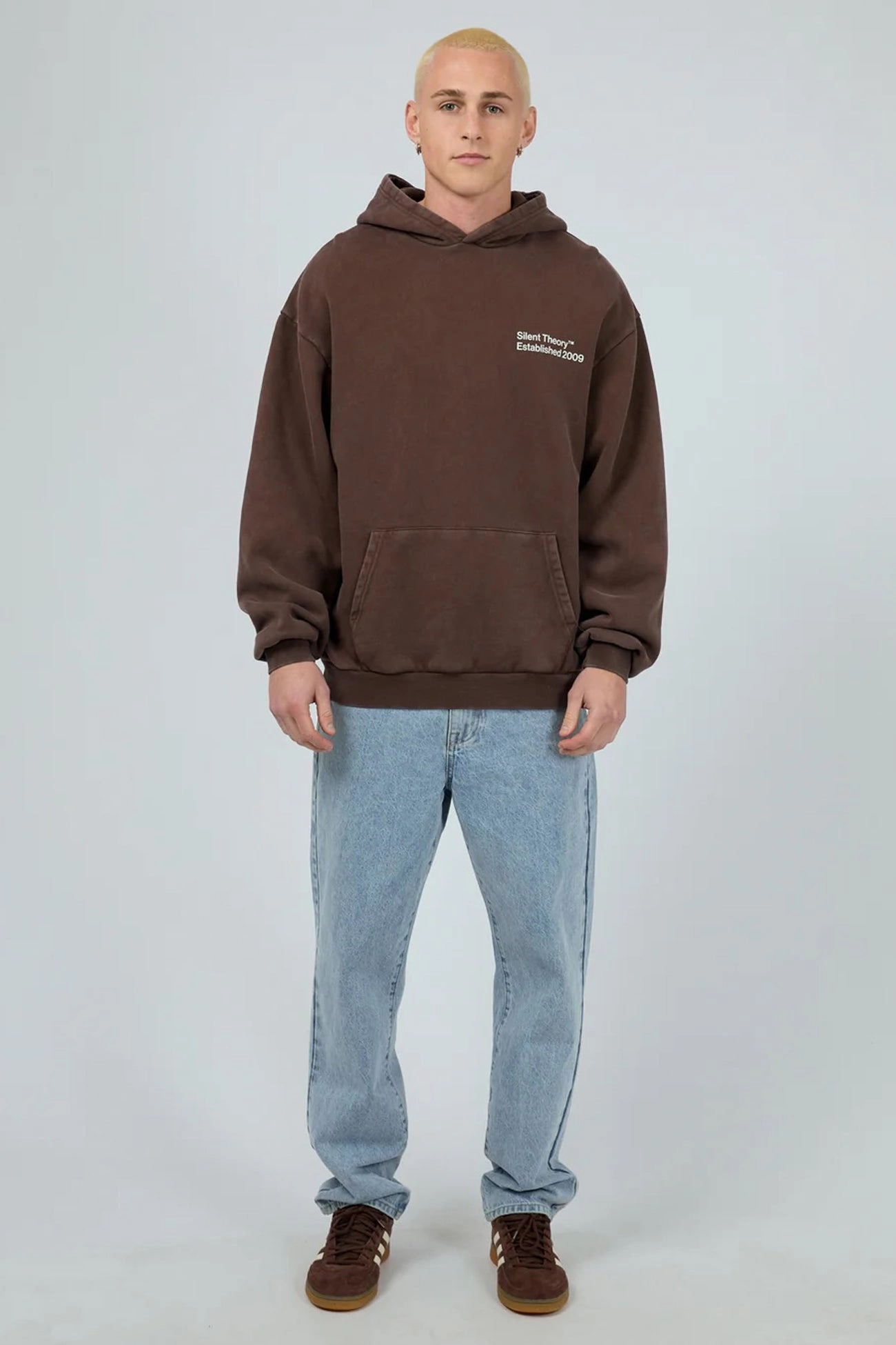 Lead Hoodie Chocolate Pocket Placement Easy Care Material