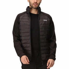 Neutral Tones Regatta Mens Clumber IV Hybrid Lightweight Softshell Jacket