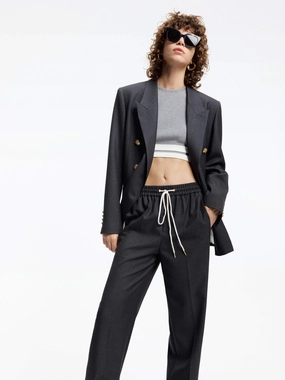 Double Breasted Tailored Blazer Relaxed Daily Style Warmth Retention
