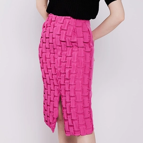 Maximalist look Myle Skirt Clean Finish