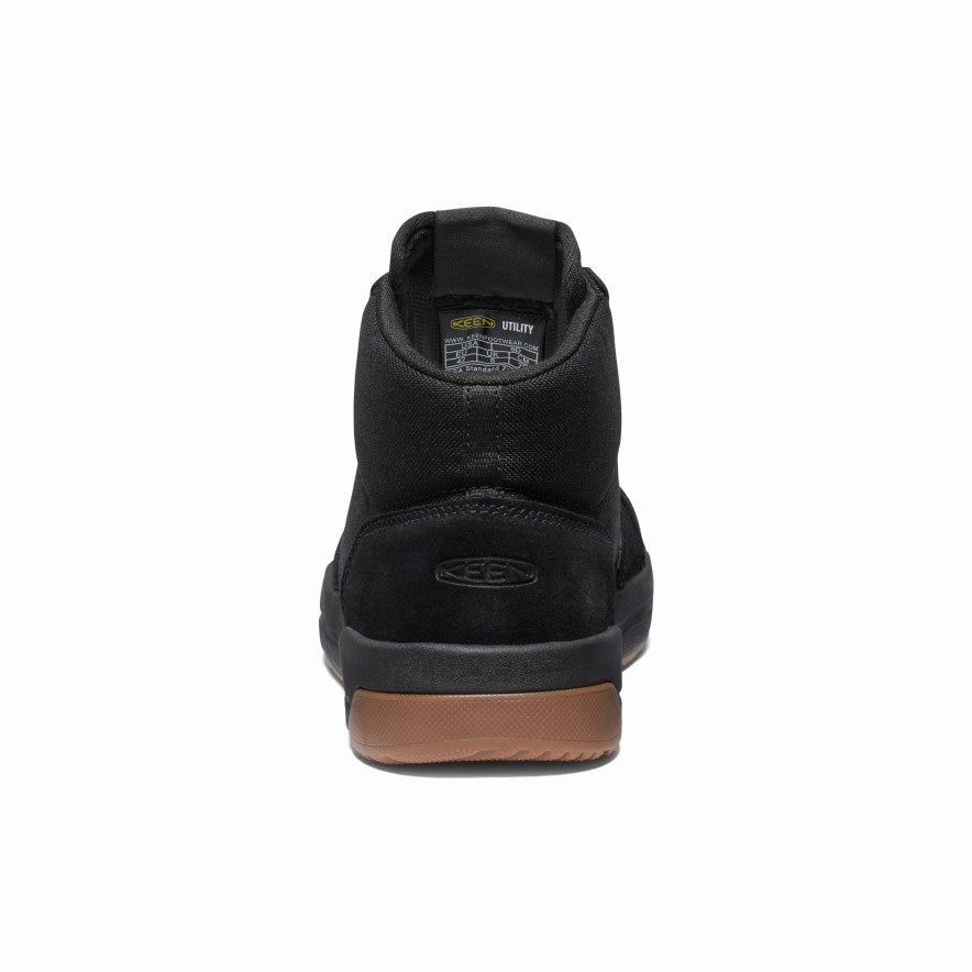 Quick Drying Rural Traveler Men's Kenton Mid Work Shoe (Carbon Toe)  |  Black/Gum